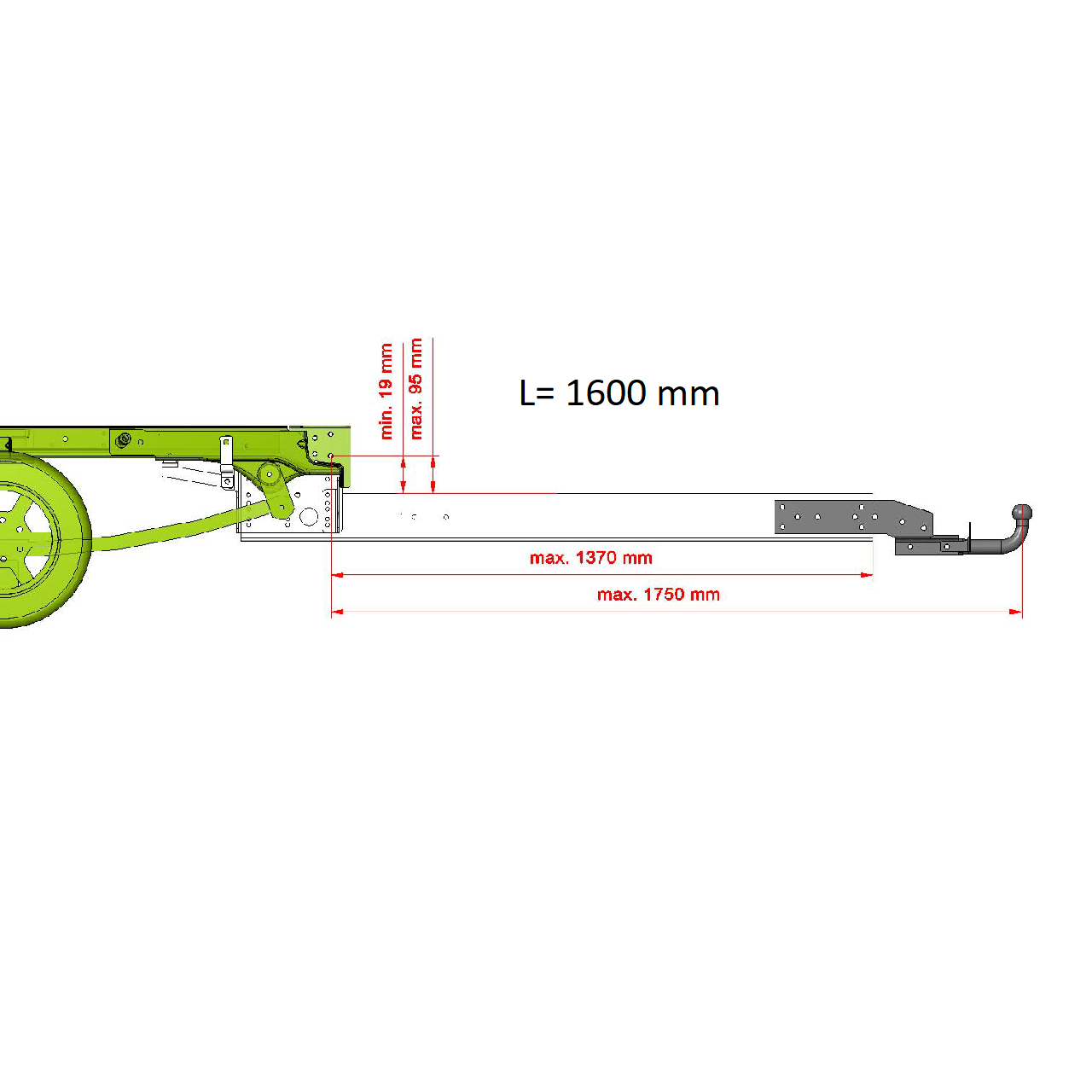 Rahmenverlängerung (Normal) – Fiat Ducato III / Citroën Jumper II / Peugeot Boxer II (Typ 250, ab 2006)